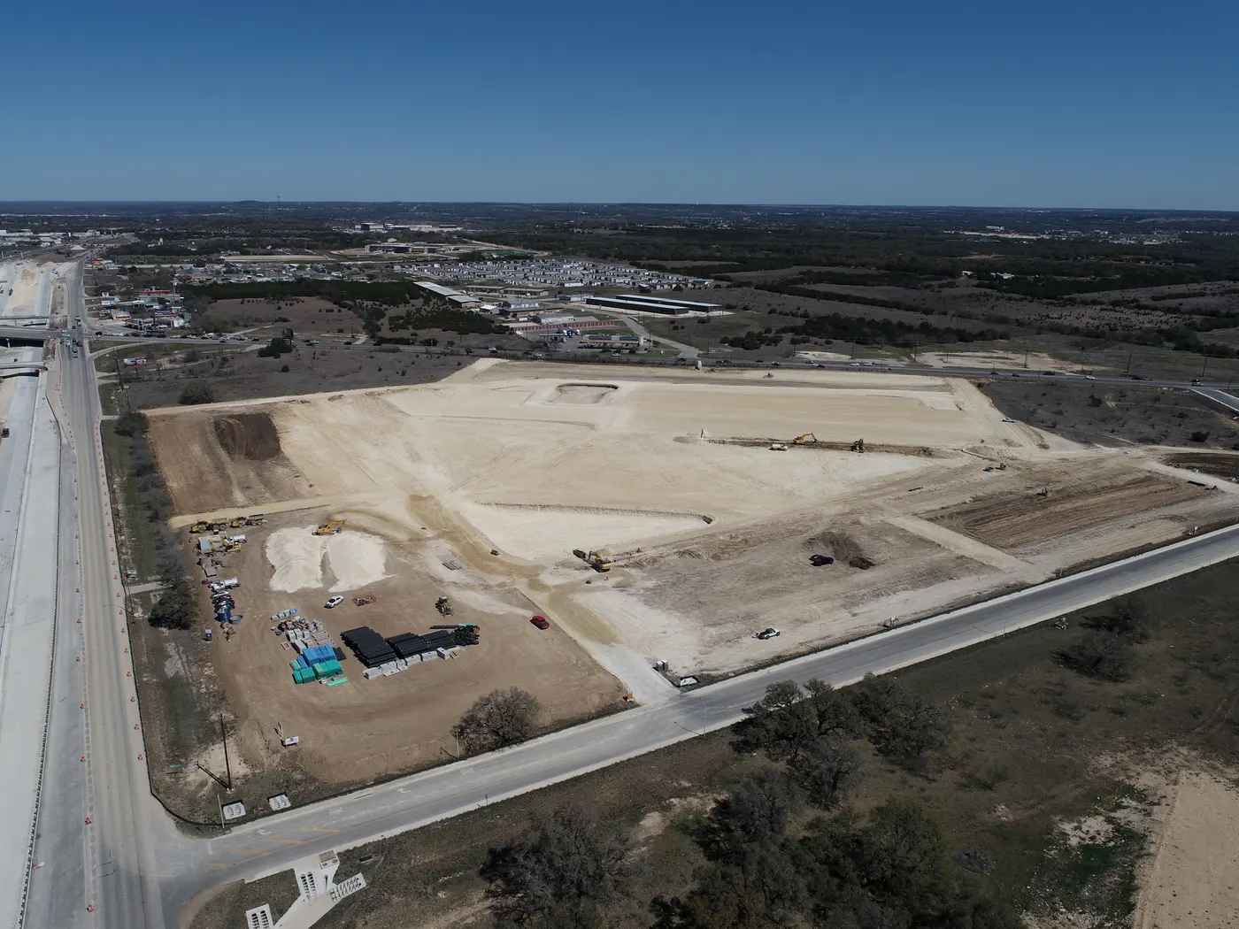 Liberty Hill Crossing construction progress, photo 2 of 2